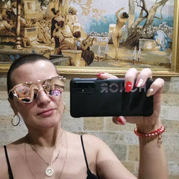 🍒 ROSE Gold Mirrored Aviator Sunglasses - Picture 9 of 11